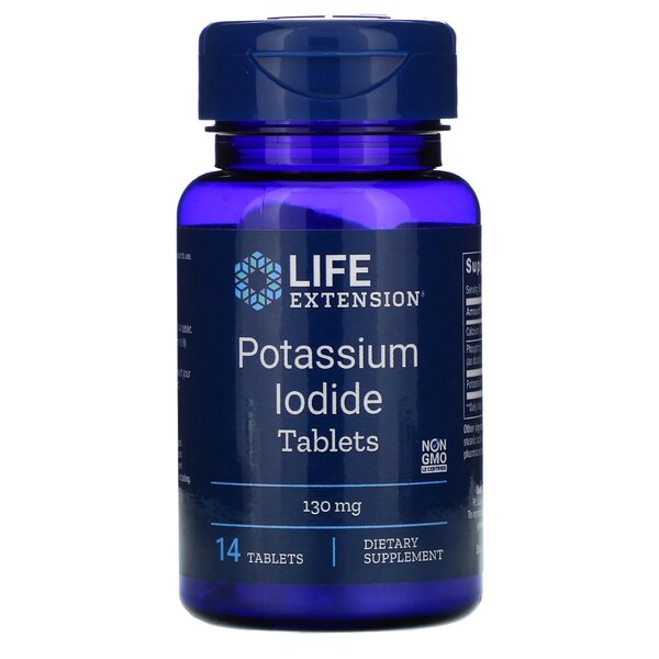 Life Extension - Kaliumjodid, 130 mg, 14 tabletter | Vitaminer och MineralerVissa mineralerHälsokostJodKalium | Apoteka