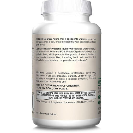Jarrow Formulas - Prebiotiskt Inulin-FOS, 180g - Bild 5