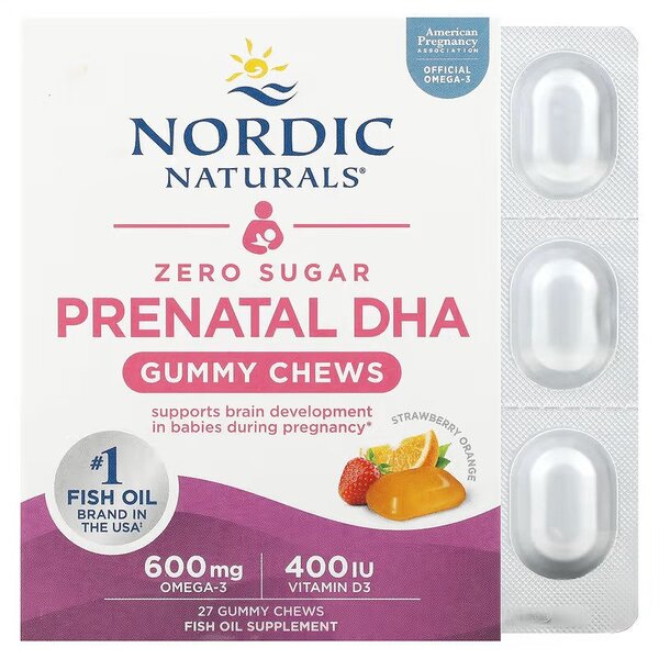 Nordic Naturals - Prenatal DHA Tuggisar, Jordgubb Apelsin - 27 stycken | Vitaminer och MineralerVeganska produkterHälsa och välbefinnandeKosttillskott för kvinnorOmegas - EFA - CLA - oljorViktkontrollOmega och fiskoljaÖrttillskottImmunförsvaretHälsokostBiohacking | Apoteka