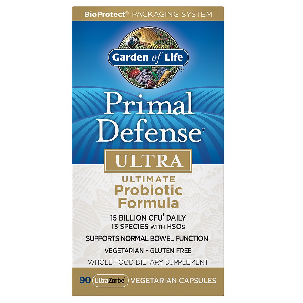 Garden of Life - Primal Defense Ultra, Ultimat Probiotisk Formel - 90 kapslar | Vitaminer och MineralerHälsa och välbefinnandeHälsokostProbiotikaNordisk vitalitetBiohacking | Apoteka