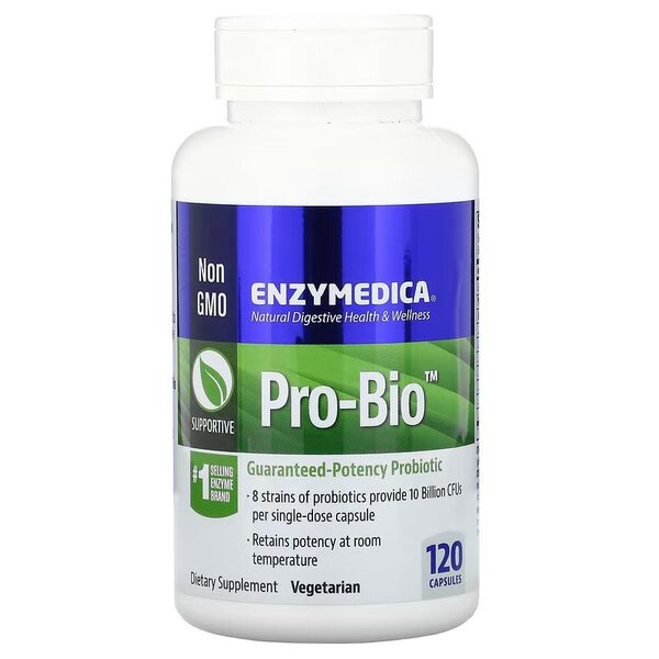 Enzymedica - Pro-Bio, 120 kapslar | Vitaminer och MineralerHälsa och välbefinnandeHälsokostMatsmältningshälsaProbiotikaNordisk vitalitet | Apoteka
