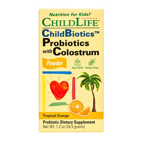 Child Life - Probiotika med Colostrum, Tropisk Apelsin, 34g | HälsokostProbiotikaBarns hälsa | Apoteka