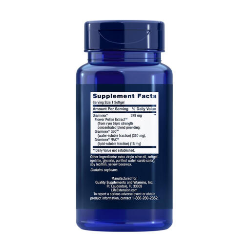 Life Extension - ProstaPollen Trippelstyrka, 30 mjukkapslar - Bild 2