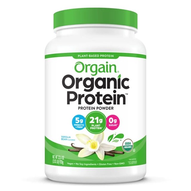 Orgain - Protein, Vaniljböna, 920g | Veganska produkterHälsa och välbefinnandeHälsokostProteinerVassleproteinNordisk vitalitet | Apoteka
