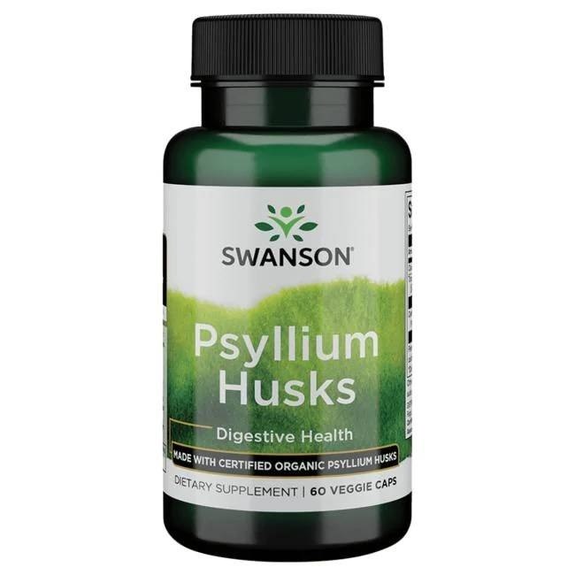Swanson - Psylliumskal, 625 mg, 60 vegetabiliska kapslar | Vitaminer och MineralerHälsa och välbefinnandeHälsokostMatsmältningshälsaÖrter och växtbaserade preparat | Apoteka