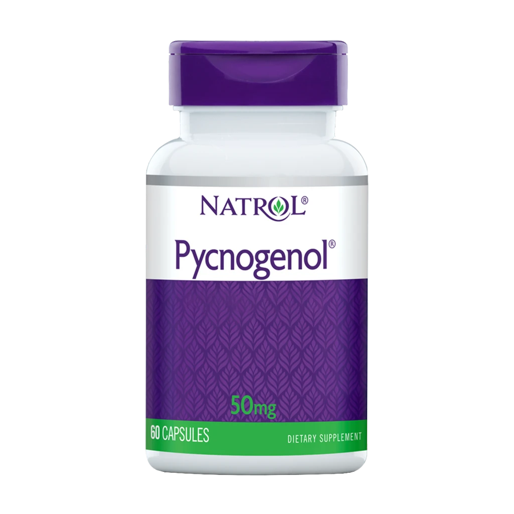 Natrol - Pycnogenol, 50 mg - 60 kapslar | Vitaminer och MineralerHälsa och välbefinnandeKosttillskott för kvinnorAntioxidanterHälsokost | Apoteka