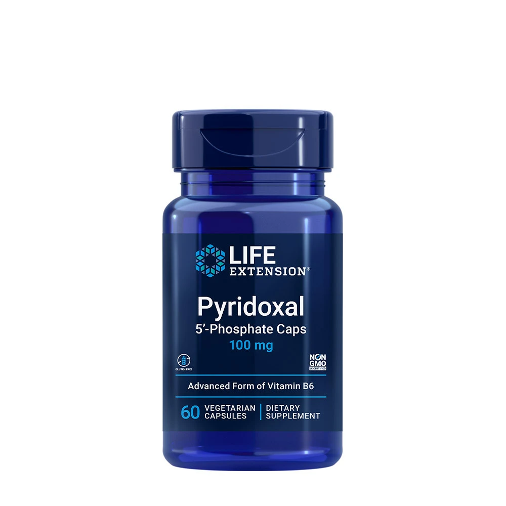 Life Extension - Pyridoxal 5-Fosfat Kapslar, 100 mg - 60 st | Vitaminer och MineralerVissa vitaminerHälsokost | Apoteka