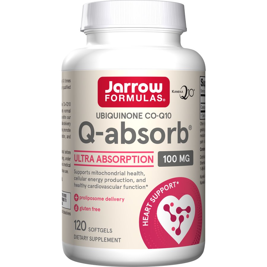 Jarrow Formulas - Q-absorb, 100 mg, 120 mjukkapslar | Vitaminer och MineralerHälsa och välbefinnandeAntioxidanterHälsokostKoenzym Q10 | Apoteka