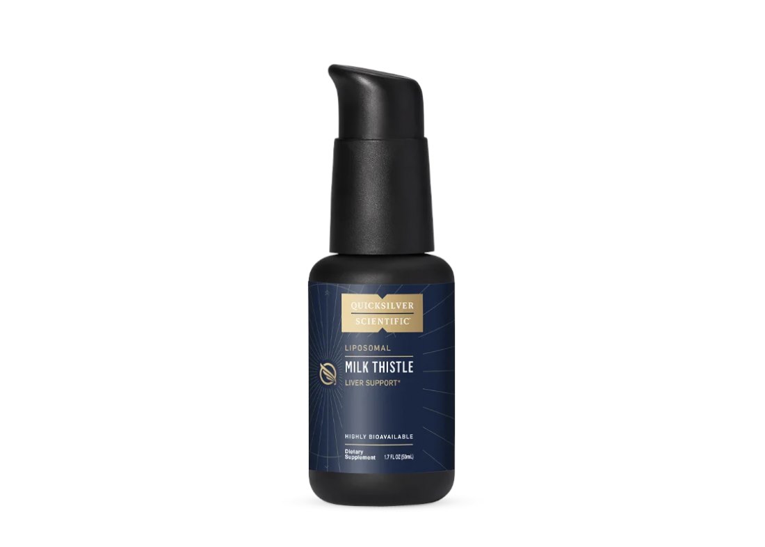 Quicksilver - Nanoemulgerad Mjölktistel för Leverstöd, 50 ml | Vitaminer och MineralerHälsa och välbefinnandeÖrttillskottLeverstödMatsmältningshälsaMjölktistelMariatistelÖrter och växtbaserade preparat | Apoteka