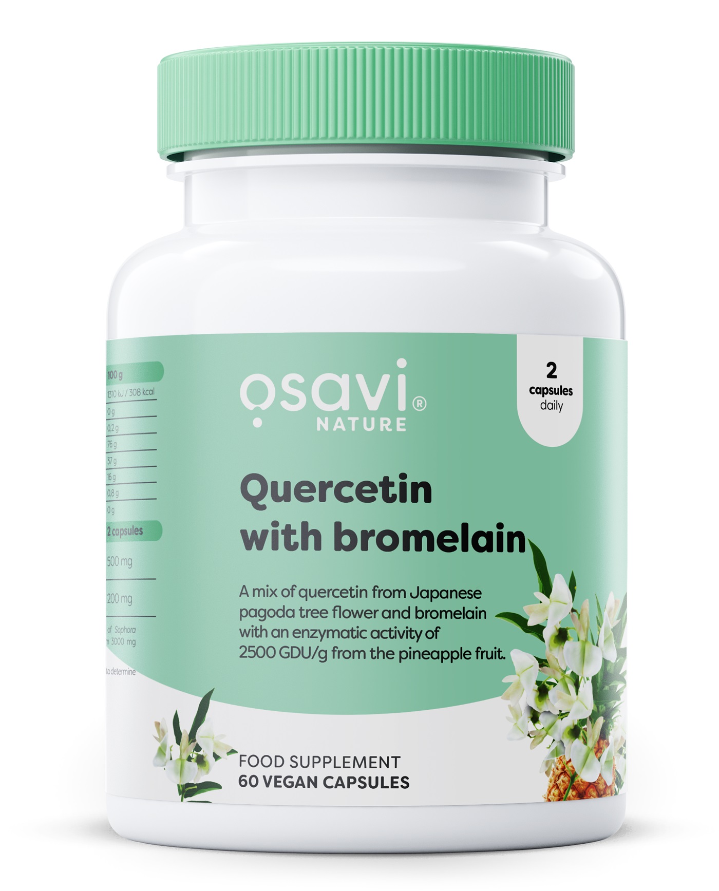Osavi - Quercetin med Bromelain, 60 vegankapslar | Hälsa och välbefinnandeHälsokostÖrter och växtbaserade preparat | Apoteka