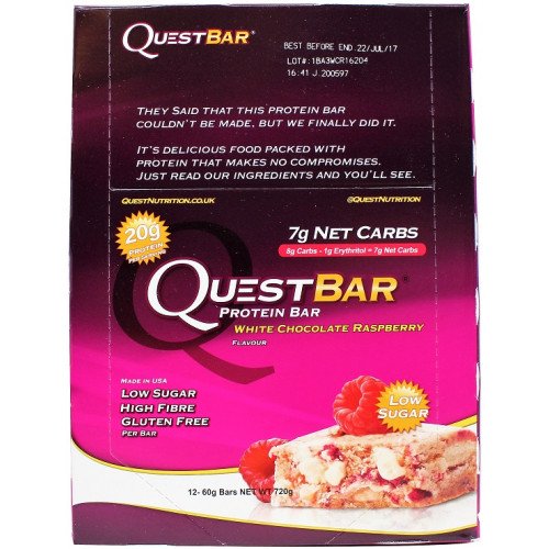 Quest Nutrition - Quest Bar, Havregryn och Chokladkakor, 12 barer | HälsokostProteinerProteinbarsFitness och träning | Apoteka