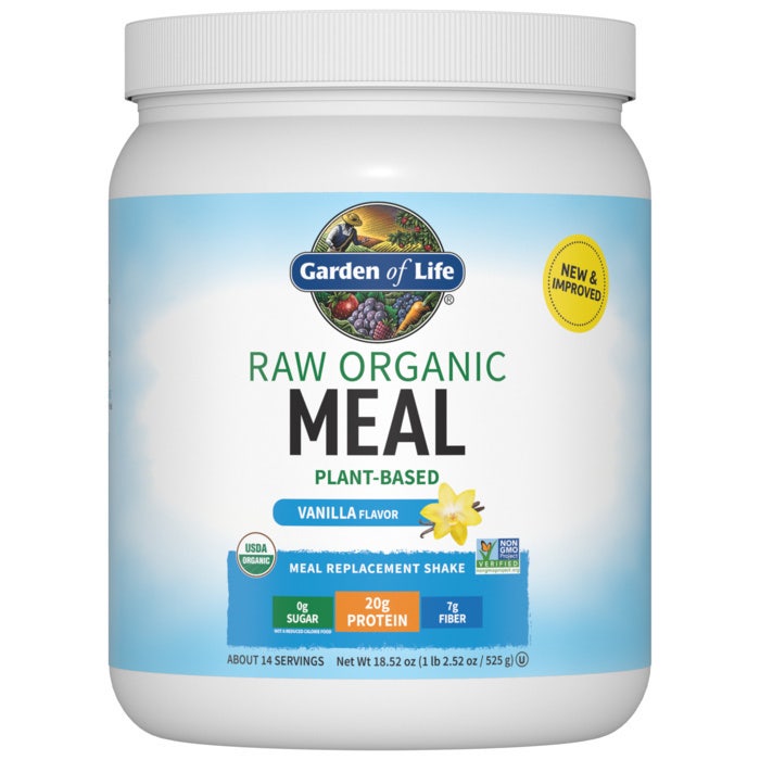 Garden of Life - Rått Ekologiskt Vaniljpulver, 484g | Veganska produkterHälsokost | Apoteka
