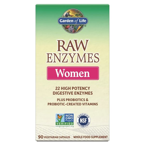Garden of Life - Raw Enzymes Women, 90 kapslar | Vitaminer och MineralerHälsa och välbefinnandeKosttillskott för kvinnorHälsokostEnzymerNordisk vitalitet | Apoteka