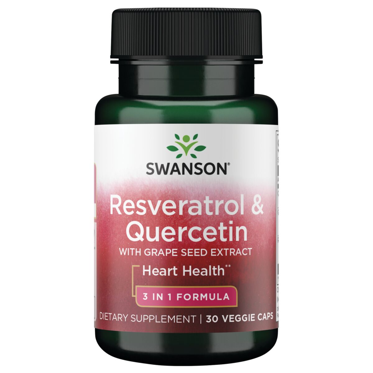 Swanson - Resveratrol &amp; Quercetin, 30 kapslar | Vitaminer och MineralerHälsa och välbefinnandeAntioxidanterHälsokostResveratrol | Apoteka
