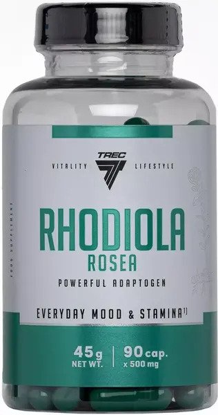 Trec Nutrition - Rhodiola Rosea, 90 kapslar | Hälsa och välbefinnandeMental fokus och minneHälsokostVitalitetMatsmältningshälsaRhodiolaHumörförbättring | Apoteka