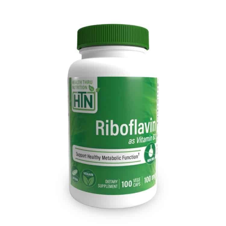 Health Thru Nutrition - Riboflavin Vitamin B2, 100 mg - 100 vegetabiliska kapslar | Vitaminer och MineralerHälsa och välbefinnandeVissa vitaminerB-vitaminHälsokostB2 | Apoteka