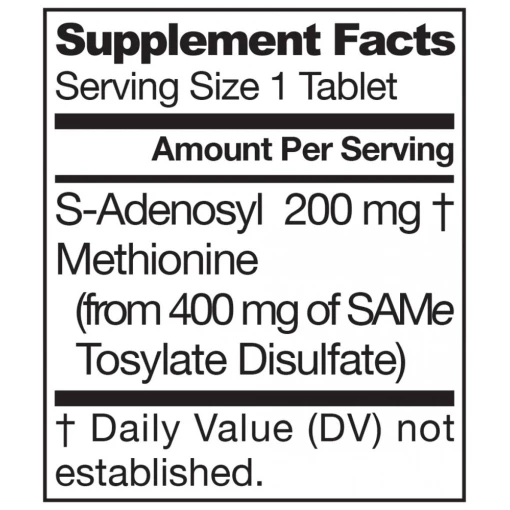 Jarrow Formulas - SAMe 200, 60 tabletter - Bild 2