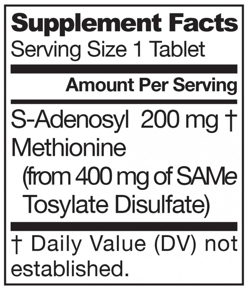 Jarrow Formulas - SAMe 200, 60 tabletter - Bild 2