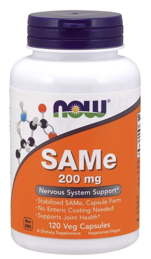 NOW Foods - SAMe, 200 mg, 120 vegetabiliska kapslar | Vitaminer och MineralerHälsa och välbefinnandeAminosyror och BCAAHälsokostFitness och träningMelatonin | Apoteka
