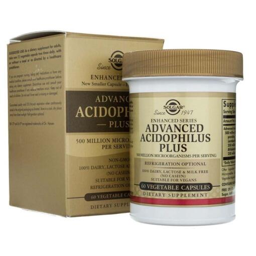 SOLGAR Advanced Acidophilus Plus (60 caps)