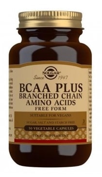 Solgar - BCAA Plus Fria Aminosyror, 50 kapslar | Vitaminer och MineralerAminosyror och BCAAFitness och träning | Apoteka