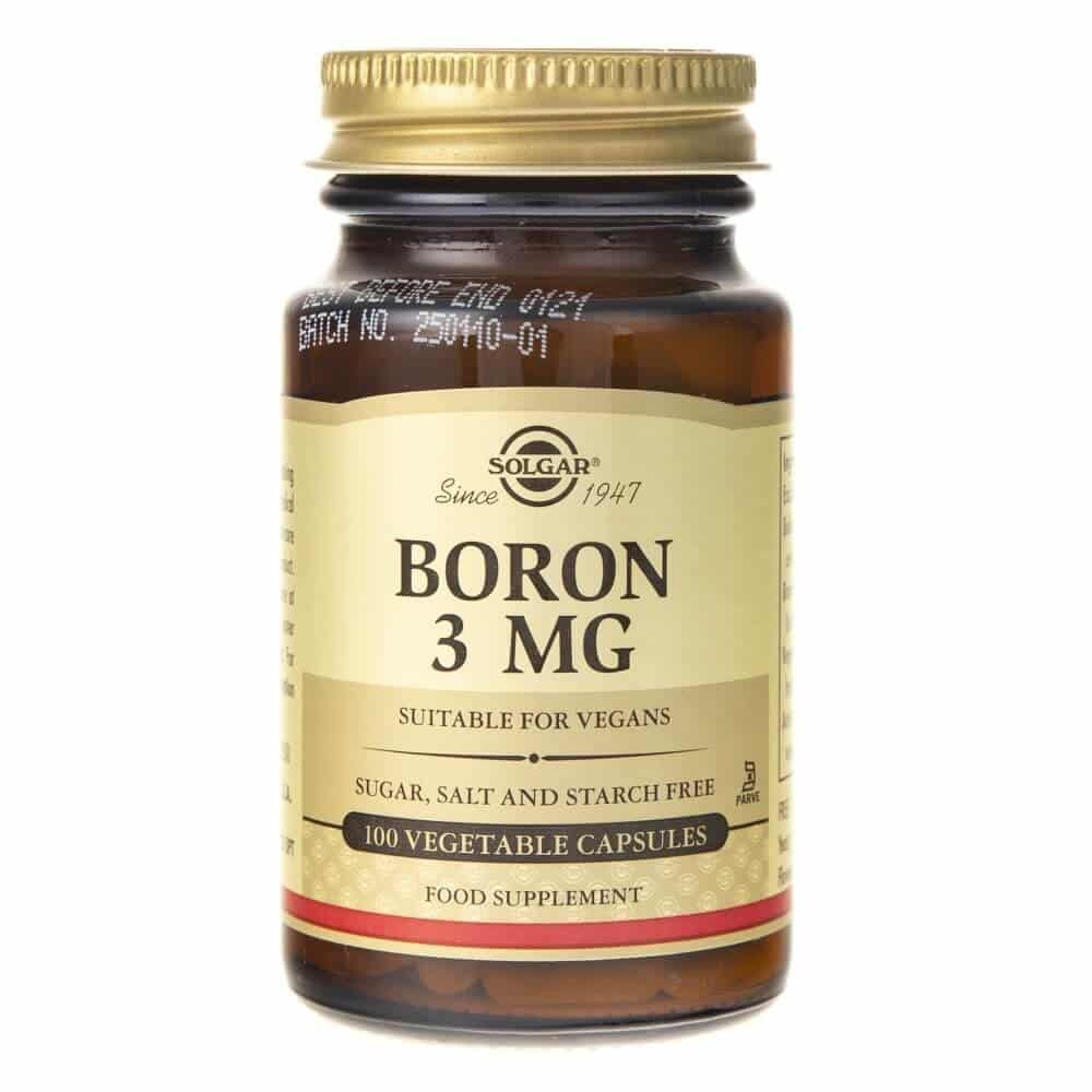 Solgar - Bor 3 mg, 100 kapslar | Vitaminer och MineralerJodJärn | Apoteka