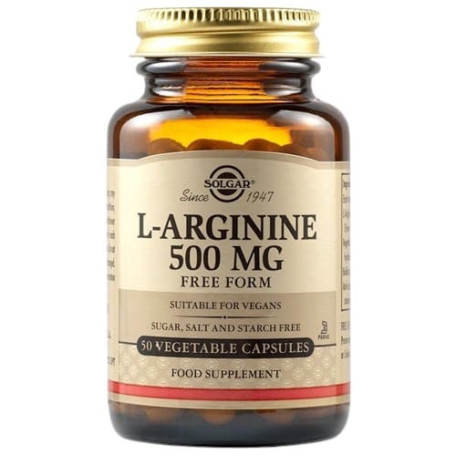 Solgar - L-Arginin, 500 mg (50 kapslar) | Vitaminer och MineralerAminosyror och BCAAFitness och träningL-arginin | Apoteka