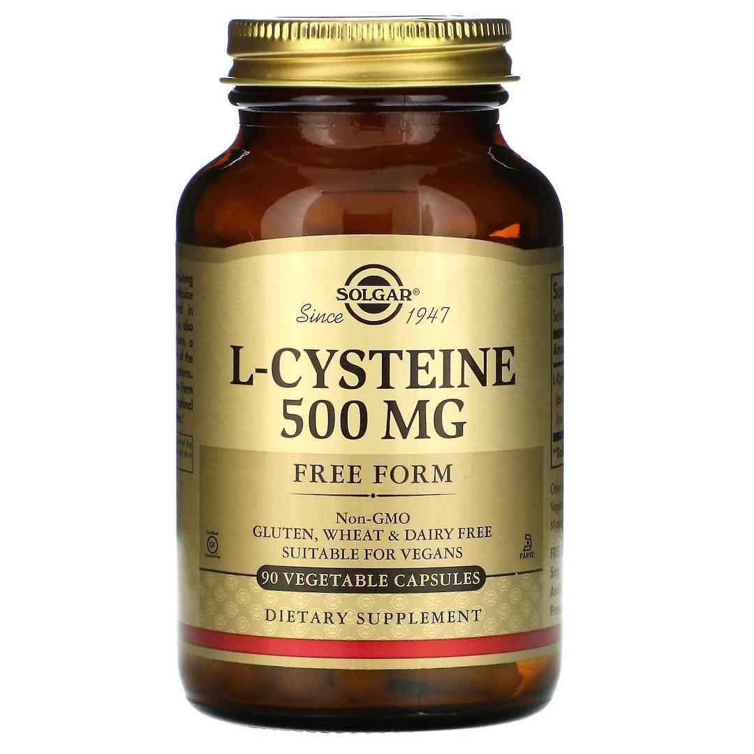 Solgar - L-Cystein, 500 mg (90 kapslar) | Vitaminer och MineralerAminosyror och BCAAIndividuella aminosyrorMultimineralerFitness och träning | Apoteka