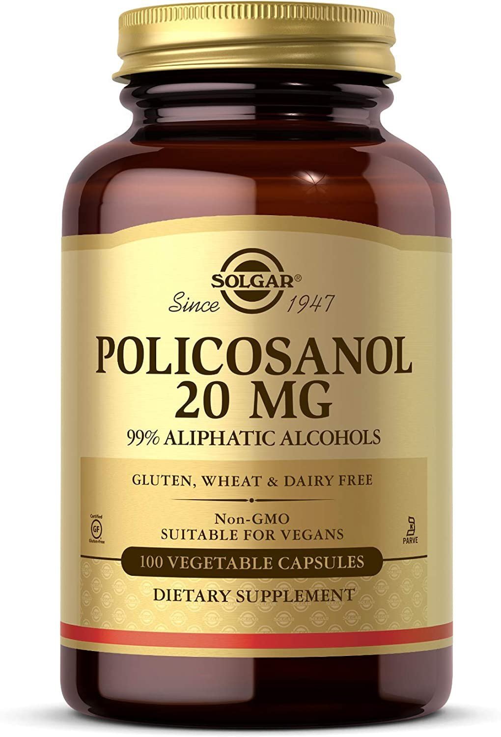 Solgar - Policosanol, 20 mg, 100 kapslar | Vitaminer och MineralerHälsokost | Apoteka