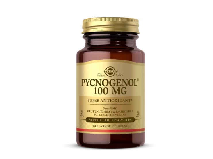 Solgar - Pycnogenol, 100 mg, 30 kapslar | Vitaminer och MineralerHälsa och välbefinnandeÖrttillskottÖrter och växtbaserade preparat | Apoteka