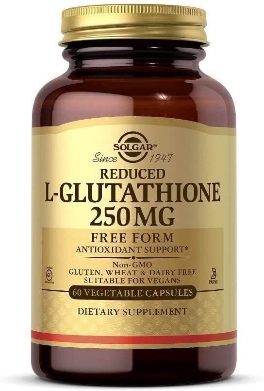 Solgar - Reducerat L-Glutathione, 250 mg, 60 kapslar