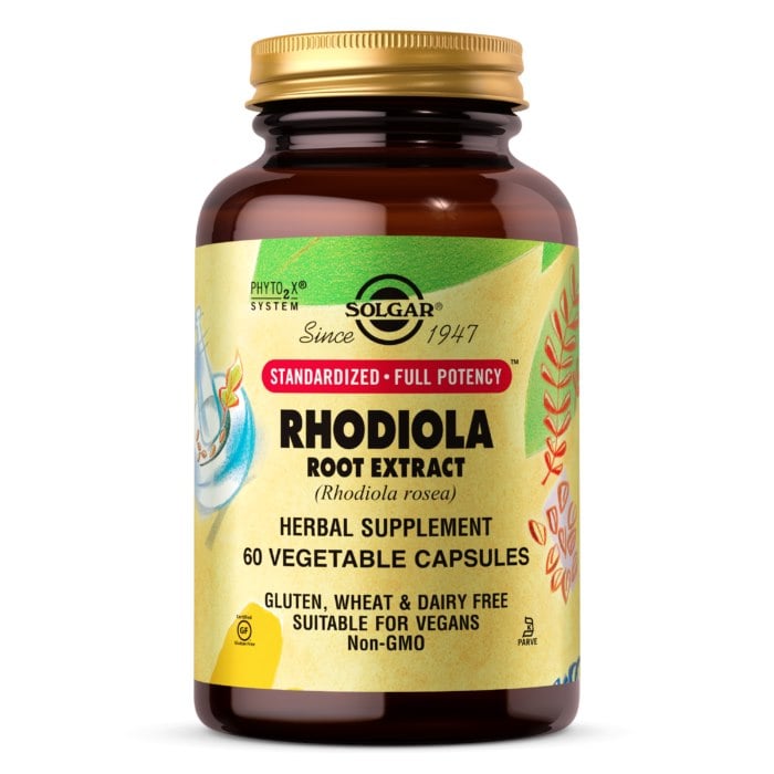 Solgar - Rhodiolarotextrakt SFP, 500 mg (60 kapslar) | Vitaminer och MineralerHälsa och välbefinnandeÖrttillskottRhodiolaÖrter och växtbaserade preparat | Apoteka