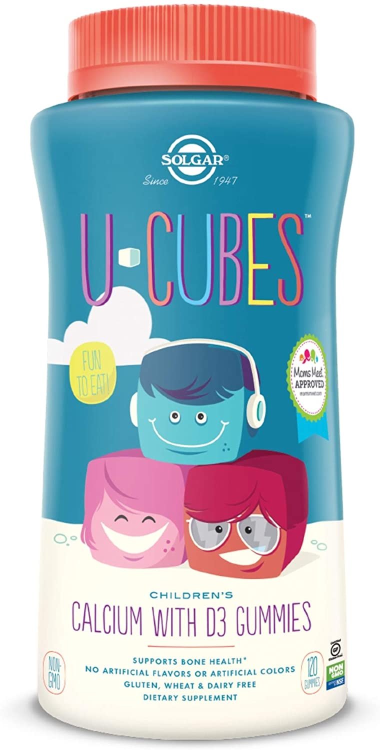 Solgar - U-Cubes Kalcium med D3, 120 gummies | Hälsa och välbefinnandeHälsokostBarns hälsaKalcium | Apoteka