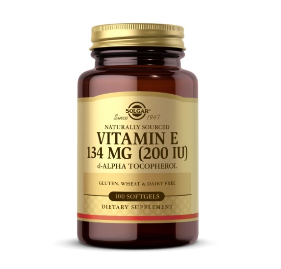Solgar - Vitamin E 134 mg (200 IU), ren d-alfa-tokoferol, 100 kapslar | Vitaminer och MineralerVitamin E | Apoteka