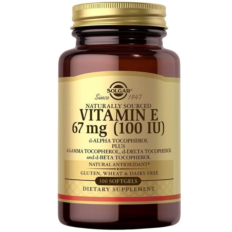 Solgar - Vitamin E, 268 mg (400 IU), 100 kapslar | Vitaminer och MineralerVitamin E | Apoteka