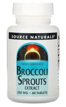 Source Naturals - Broccoligroddsextrakt, 250 mg (60 tabletter) | Vitaminer och MineralerÖrter och växtbaserade preparat | Apoteka