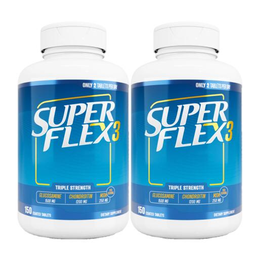 SUPERFLEX-3 - Ledhälsotillskott, 150 kapslar - Bild 2