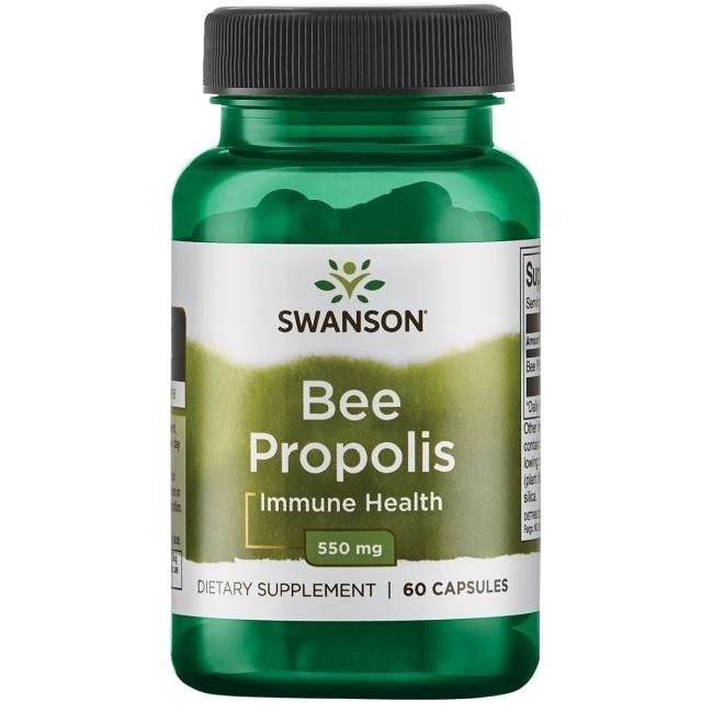 Swanson - Bee Propolis, 550 mg, 60 kapslar | Vitaminer och MineralerHälsa och välbefinnandeÖrttillskottHälsokost | Apoteka