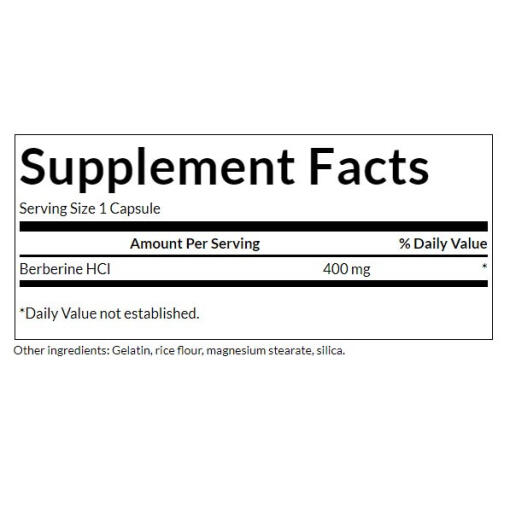 Swanson - Berberin, 400 mg, 60 kapslar - Bild 2