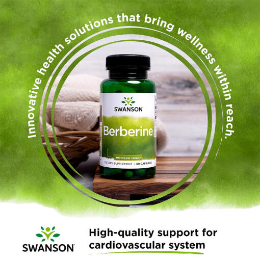 Swanson - Berberin, 400 mg, 60 kapslar - Bild 3