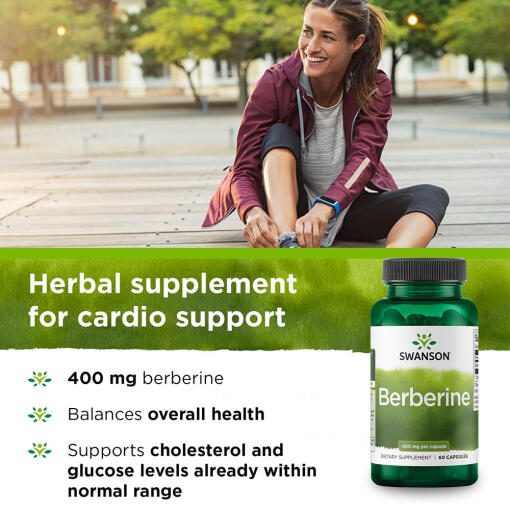 Swanson - Berberin, 400 mg, 60 kapslar - Bild 9
