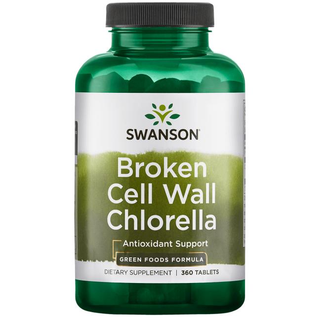 SWANSON Chlorella (broken cell wall) 360 tab.