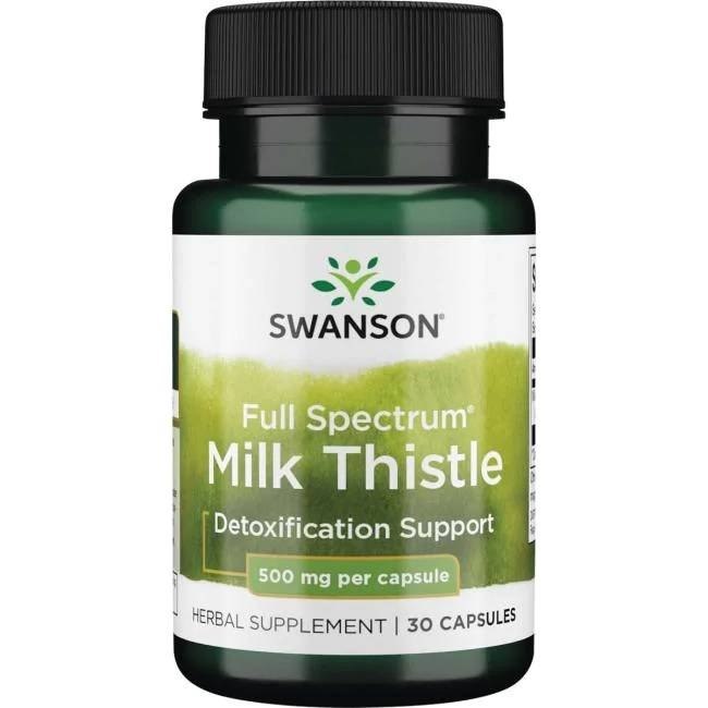 Swanson - Swanson Mjölktistel, 30 kapslar | Vitaminer och MineralerHälsa och välbefinnandeÖrttillskottHälsokostMjölktistelMariatistelÖrter och växtbaserade preparat | Apoteka
