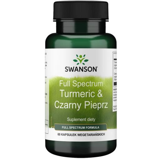 SWANSON FS Turmeric Czarny pieprz 60 kaps