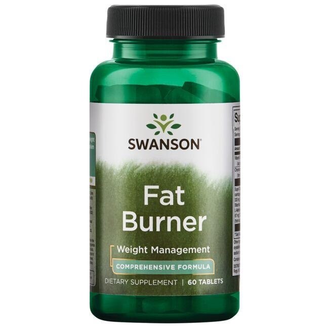 Swanson - Fettförbrännare, 60 tabletter | Vitaminer och MineralerHälsa och välbefinnandeViktkontrollStimuleringsfri fettförbränningÖrttillskottHälsokostFitness och träningTermogena fettförbrännareStimulantfri fettförbränningÖrter och växtbaserade preparat | Apoteka