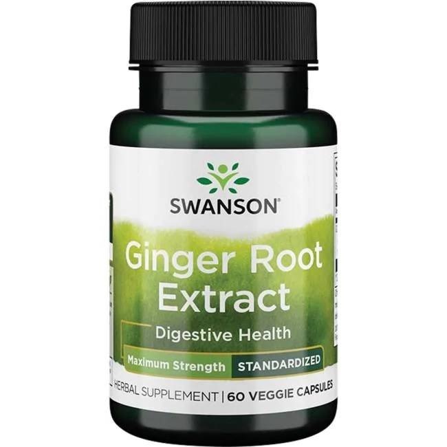 Swanson - Imbir Forte Extrakt, 60 kapslar | Vitaminer och MineralerHälsa och välbefinnandeHälsokostÖrter och växtbaserade preparat | Apoteka