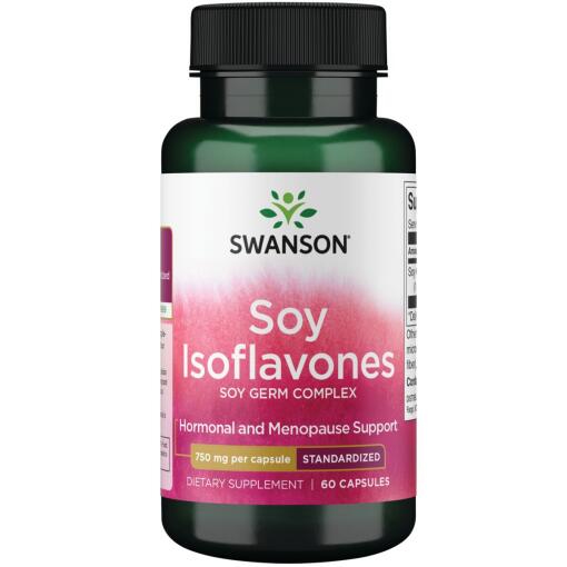 SWANSON Izoflawony sojowe 60 kaps
