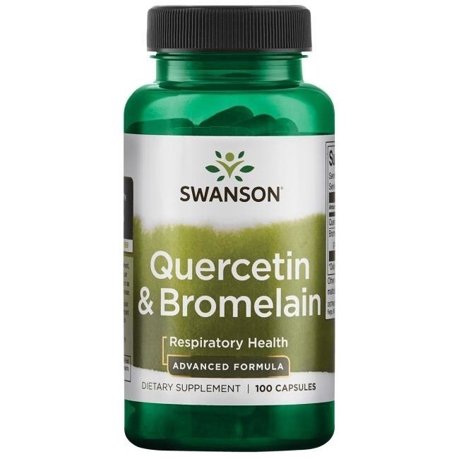 Swanson - Kwercetin och Bromelain, 100 kapslar | Vitaminer och MineralerHälsa och välbefinnandeÖrttillskottHälsokostÖrter och växtbaserade preparat | Apoteka