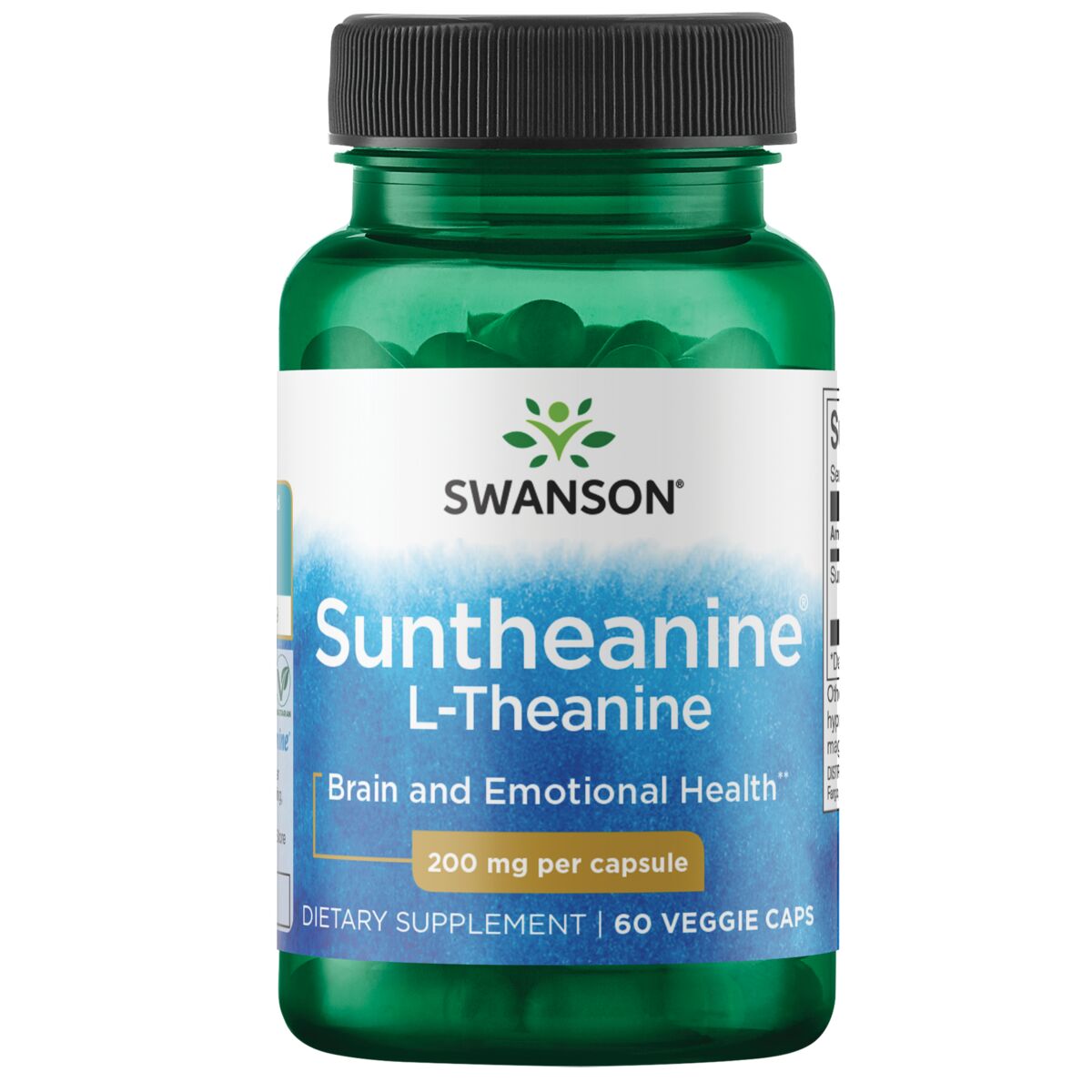 Swanson - L-Teanin, 200 mg, 60 kapslar | Vitaminer och MineralerHälsa och välbefinnandeMental fokus och minneHälsokostSömnstödNordisk vitalitet | Apoteka