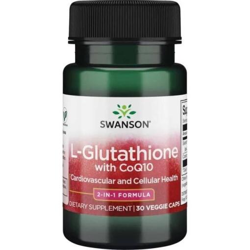 SWANSON L-glutation +  koenzym Q10 30kaps